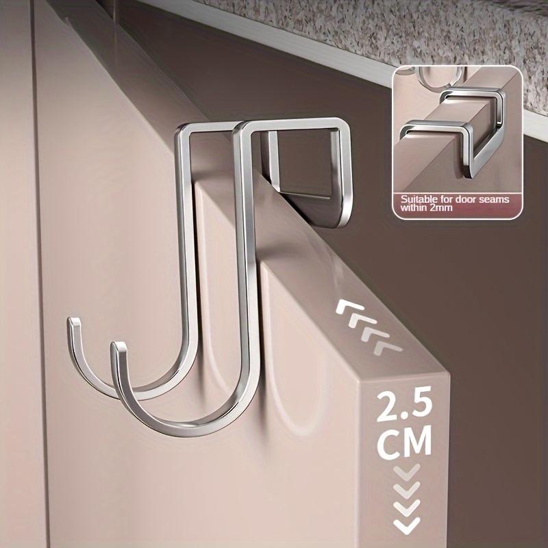 Heavy Duty Double S-Shaped Hooks | Easy-Install Rust-Resistant Polished Wall Hooks for Kitchen & Living Room, Multi-Purpose Home Storage Solution