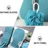 1 Set Bath Towels Household Bath Supply Washcloth Rub Ball Pull Back Strip Rub Back Belt Bath Towel for Home Bathroom