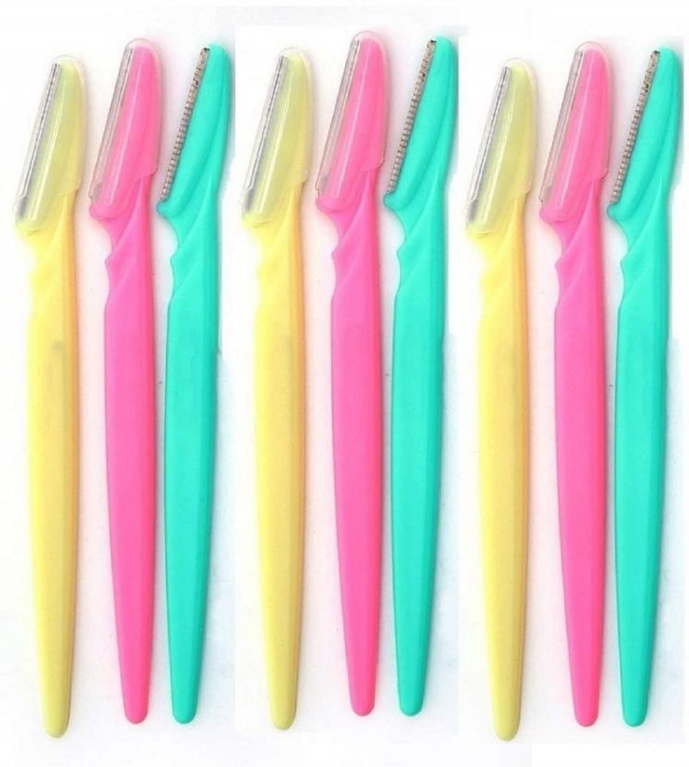 CETC Stainless Steel Eyebrow Disposable Razor (Pack of 9)