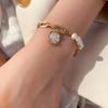 Charming Faux Gold Tone And Freshwater Pearl Bracelets ,Elegant ,Korean Modish Fashionable ,Jewelry ,Party ,Women 'S BraceletsElegant Jewelry
