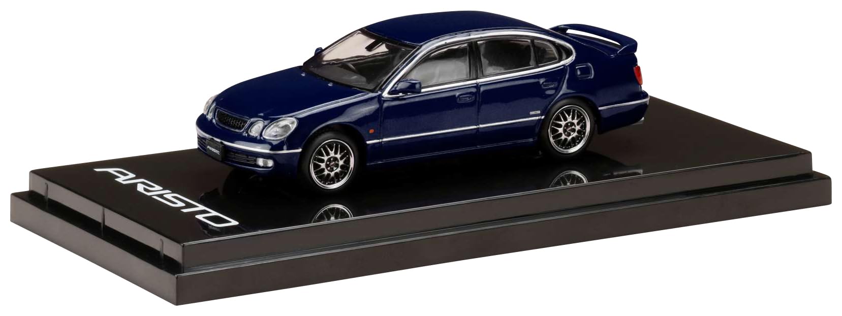 

Toyota Aristo V300 VERTEX EDITION Ранний тип Custom Version Dark Blue Mica 1/64