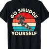 Go Smudge Yourself Graphic Tee Vintage Sunset Design Mens Cotton Tshirt Casual Short Sleeve Top