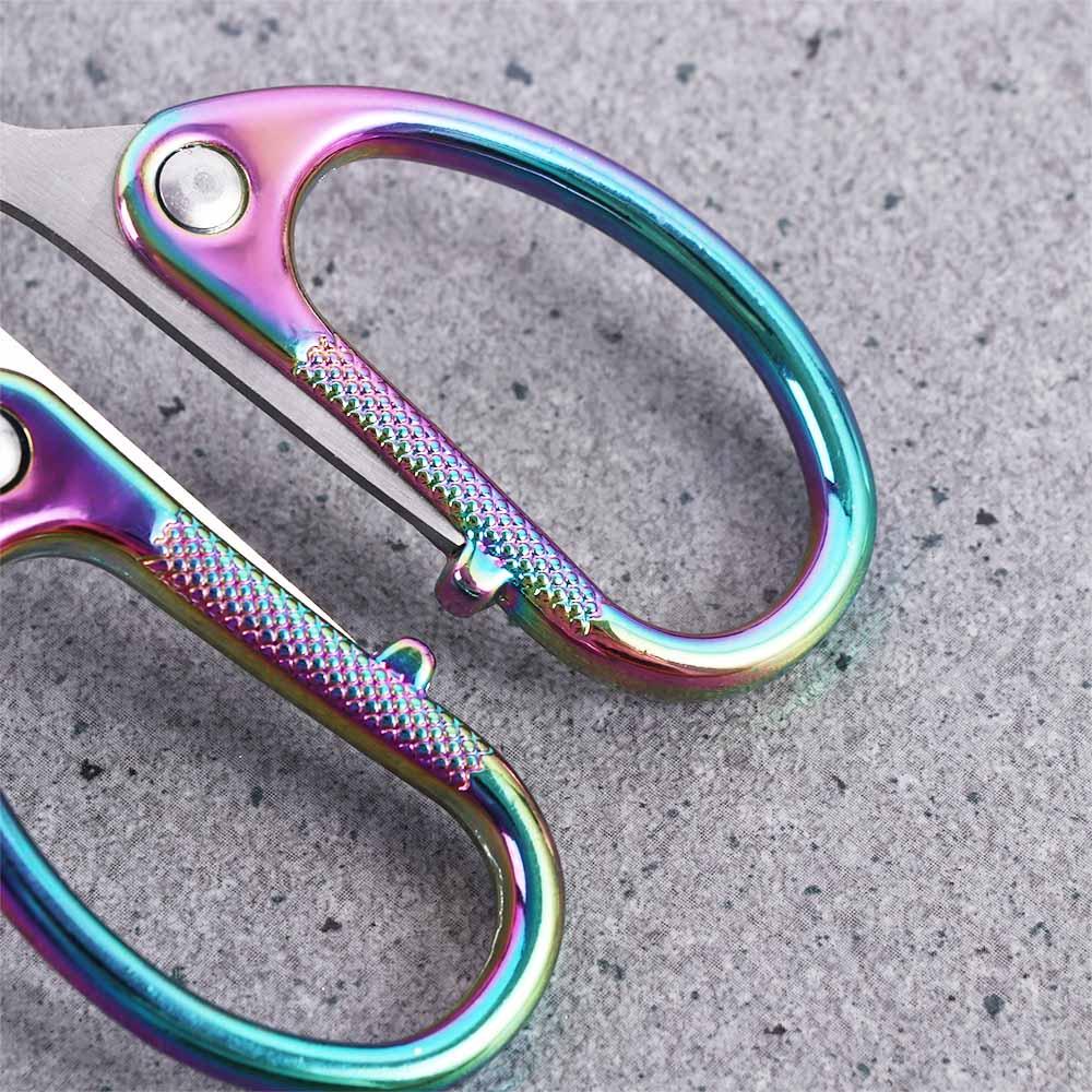 Color Titanium Vintage Handicraft Embroidery Paper DIY Tailor Shears Fabric Cutter Sewing Scissors Needlework Tool