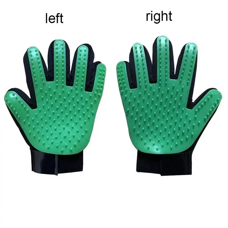 Pet Grooming Glove for Dogs  Cats – Hair Remover  Deshedding Massage Glove