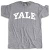 Tshirt Men Summer Top Tees Yale T-Shirt - Officially Licensed Arched Logo Unisex T-shirt Loose Style Tops