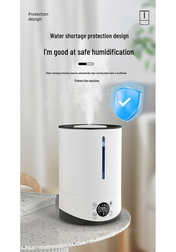 Large Capacity Silent Humidifier & Aroma Diffuser for Home and Bedroom