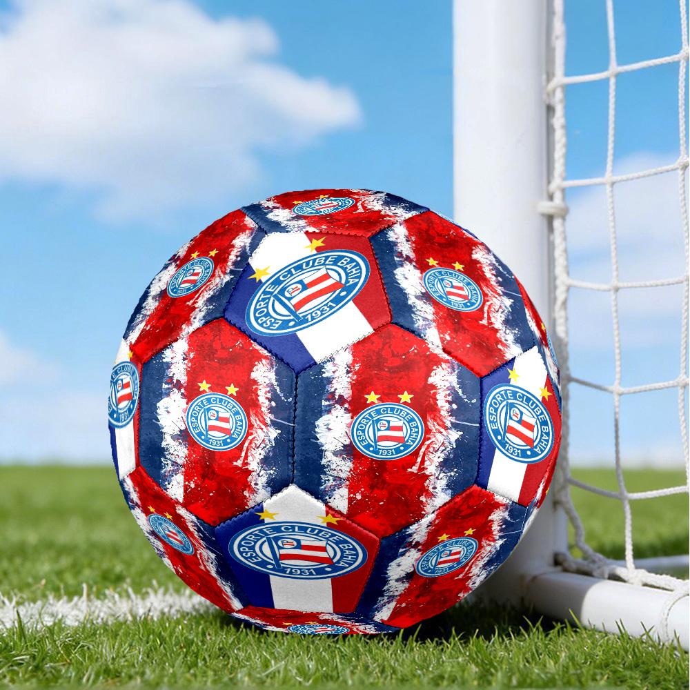 Ba-hia Sports Club Emblem Printed Size 5 Soccer Balls, High-Quality, Anti-Slip, Protective Football, A Unique Gift , Birthdays, Christmas Gifts