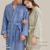 Unisex Thickened Cotton Bathrobe - Absorbent, Quick-Drying, All-Season, Plus Size Pajamas