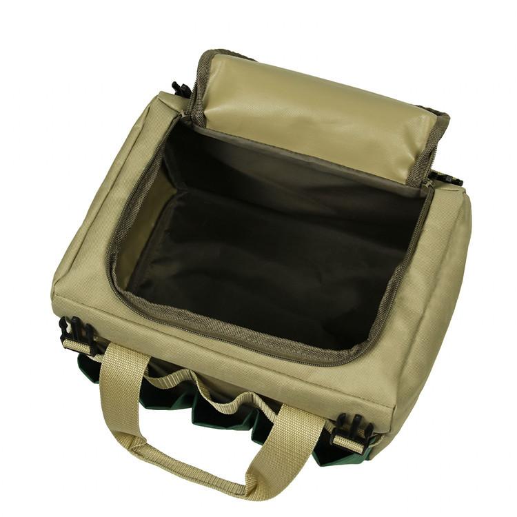 Nylon Material Steel Tube Green Folded Chair