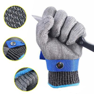 Anti-cut Gloves Safety Cut Proof Stab Resistant Stainless Steel Wire Metal Mesh Butcher Protect Meat Cut-Resistant Gloves