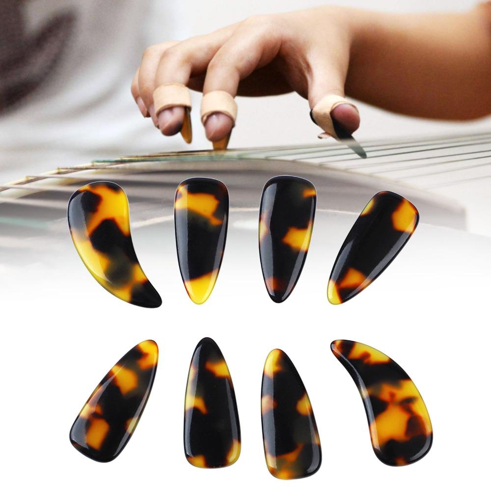 8PCS Plastic Guzheng Finger Picks Chinese Zither Picks  Guzheng