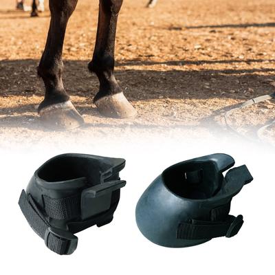 1 pár koňských podkovových boty Equine Boots Over Reach Boots pro koně Ochranné vybavení kopyt a tréninkové vybavení pro koně
