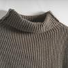 Maslan high necked knitted sweater