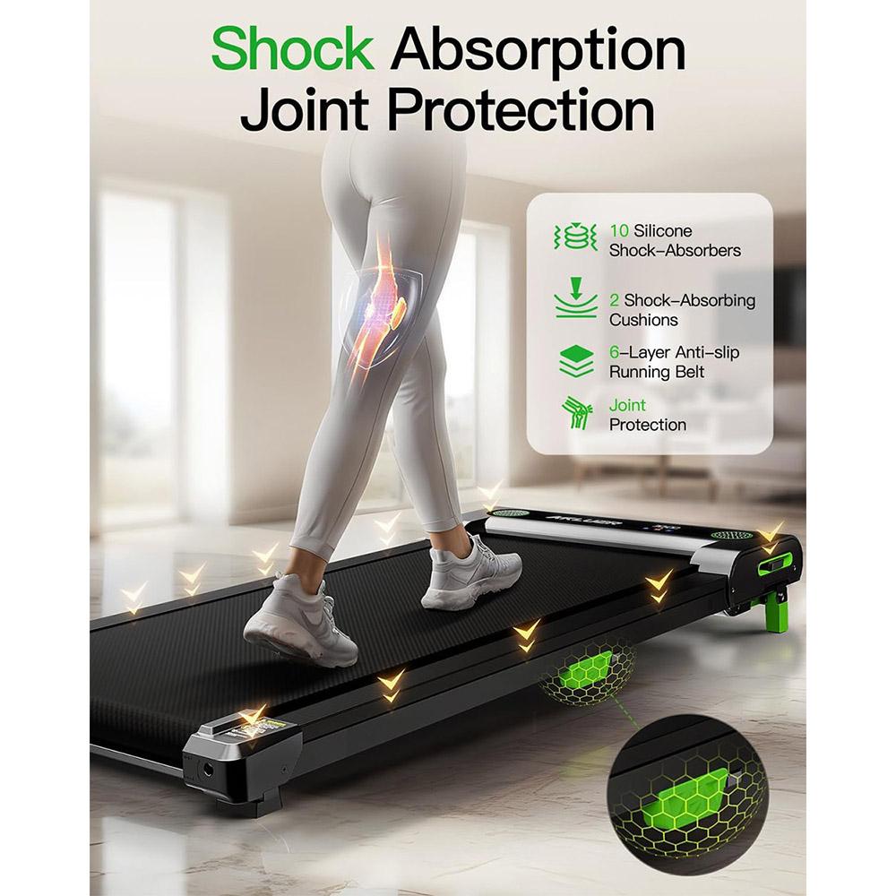 Refurbished Akluer 480L-A Walking Pad with Incline, 2.5HP Under Desk Treadmill with Remote Control, LED Display, 330lbs Max Capacity
