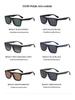 Men's Acetate Polarized Sunglasses: Big Frame, UV Protection for Driving & Fishing