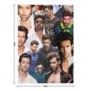 Hrithik Roshan photo colllage Throw Blanket Polar Sofa Retros Comforter Blankets