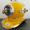 45.72 Cm Yellow Diving Helmet 1921 Anchor Scuba Divers Helmet Brass Nautical Decorative Collection Gift