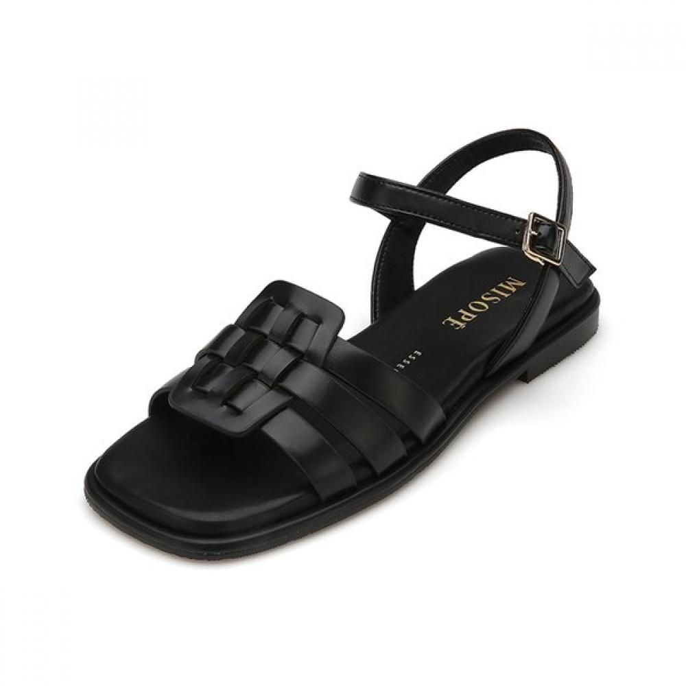 Misope Women Unique Upper Decoration Sandal 2color 012224705