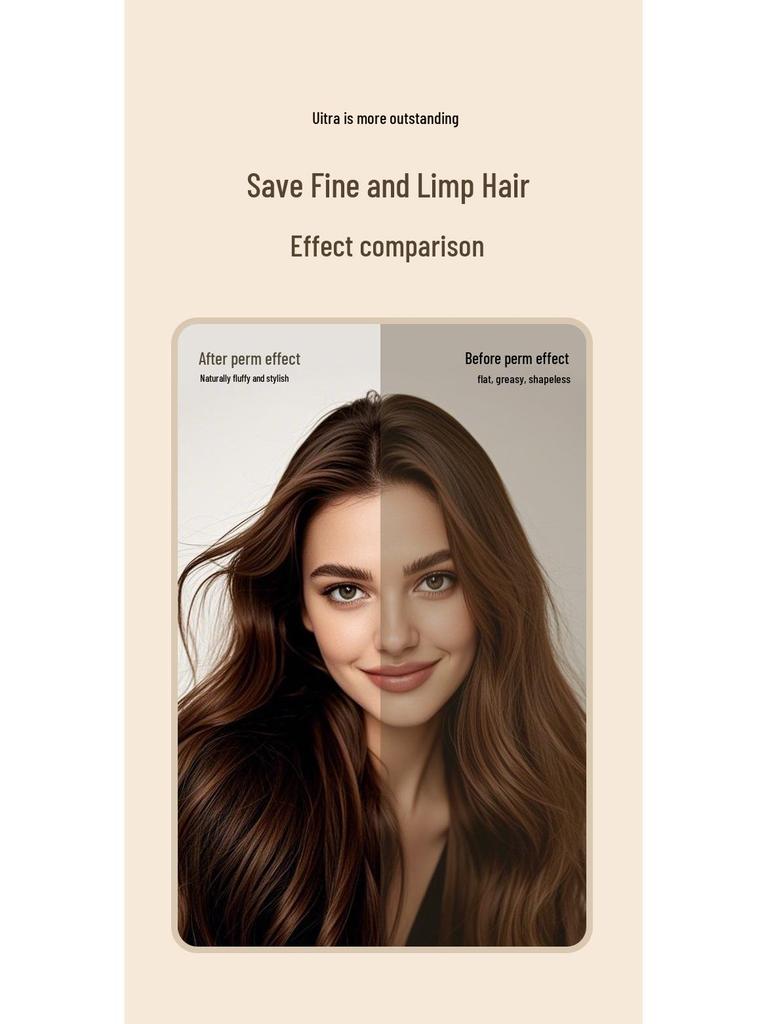 Compact Dual-Use Hair Straightener & Curler with Multi-Gear Temperature Control
