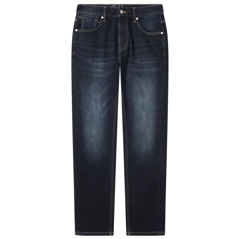 

CABBEEN Men s Winter Slim-Straight Fleece-Lined Jeans