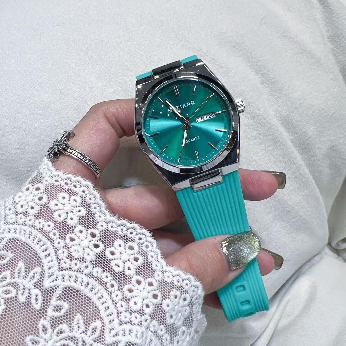 Watch Men S Fashion Simple Double Calendar Premium Temperament Flavor Luminous Men S Watch Quartz Watch