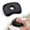 Cotton Filling Ear Piercing Pillow Ergonomic Breathable Pillow with Ear Hole Portable Comfortable Earring Pillow