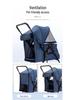 Detachable & Foldable Pet Stroller for Small To Medium Dogs & Cats