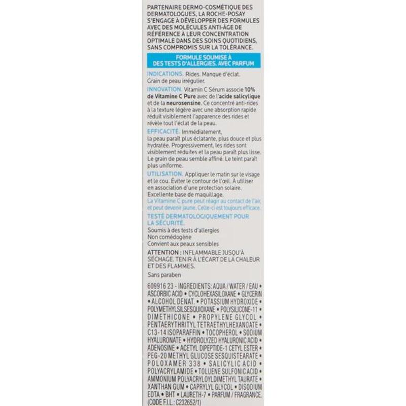 

Сыворотка для лица La Roche Posay. (30 мл) TU прозрачный