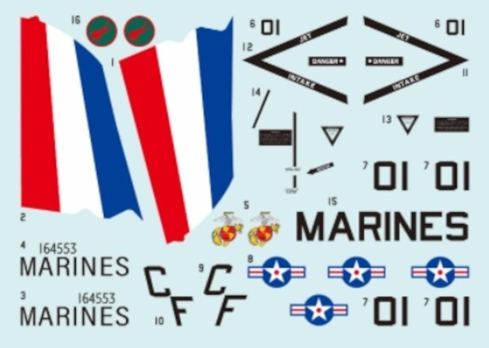 

Fab Scale Studio 2013 Plastic Model Decals FABD48078 1/48 AV-8B+ VMA-211 (Airplane)