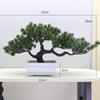 Artificial Pine Bonsai Desktop Decoration - Small Potted Green Plant Ornament for Living Room
