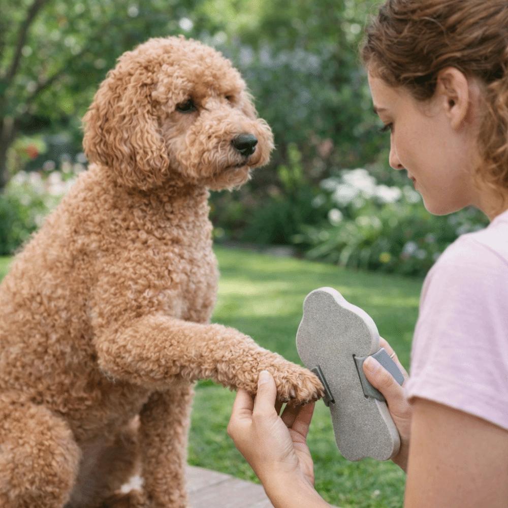 Manual Dog Nail File Board Adjustable Strap Cat Nail Scraper Pet Claw Grinder  Paw Care