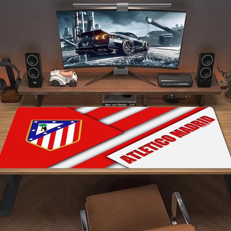 Atletico Madrid Color Mouse Pad Large Gaming Table Cushion Non-slip Laptop Tablet Big Mousepad XXL Mat Mini PC Playmat With Lock edge
