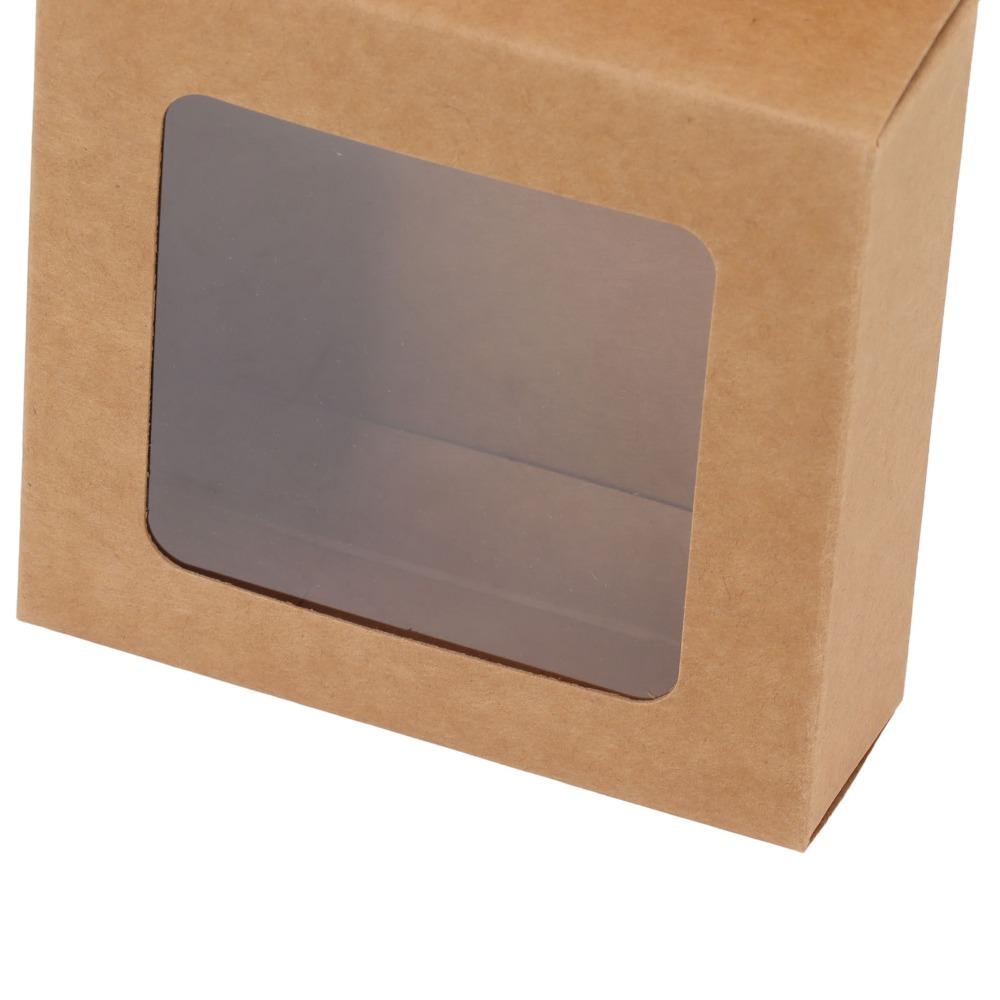 25PCS Hanging Hook Gift Box Kraft Paper Bottle Hanger Box Hanging Favor Box  Home Decoration