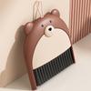 Cartoon Mini Dustpan with Broom Hangable Portable Cleaning Tool Dust Pans with Brush Set  Tables