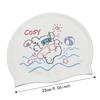 Comfortable Swimming Caps No Tightening Cat Swim Caps Water Sports Silicone Swim Caps  Women Girls