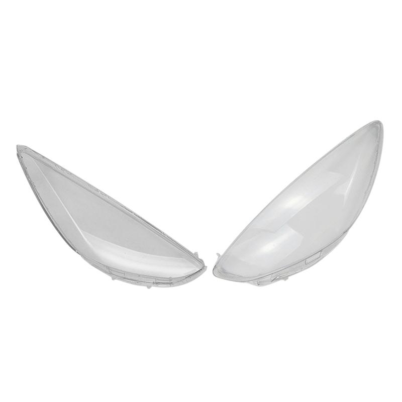 Car Headlight Shell Lamp Shade Transparent Cover Headlight Glass Headlight Lens Cover for Mazda 2 2007-2012