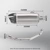 Motorcycle Scooter Boat VS400 S400 Stainless Steel Exhaust Pipe Set