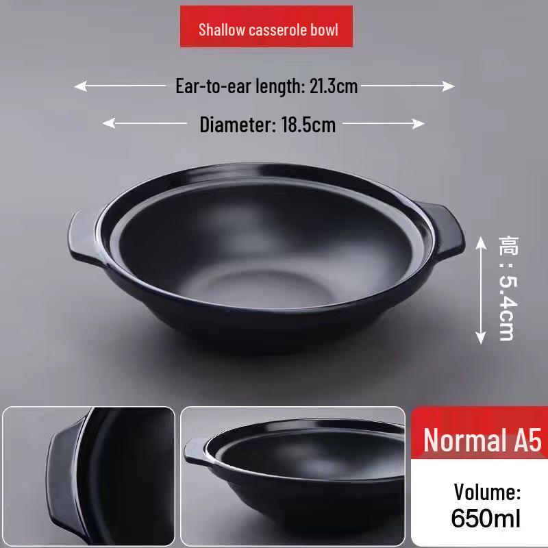 Commercial High-Temperature Melamine Round Soup & Noodle Bowl