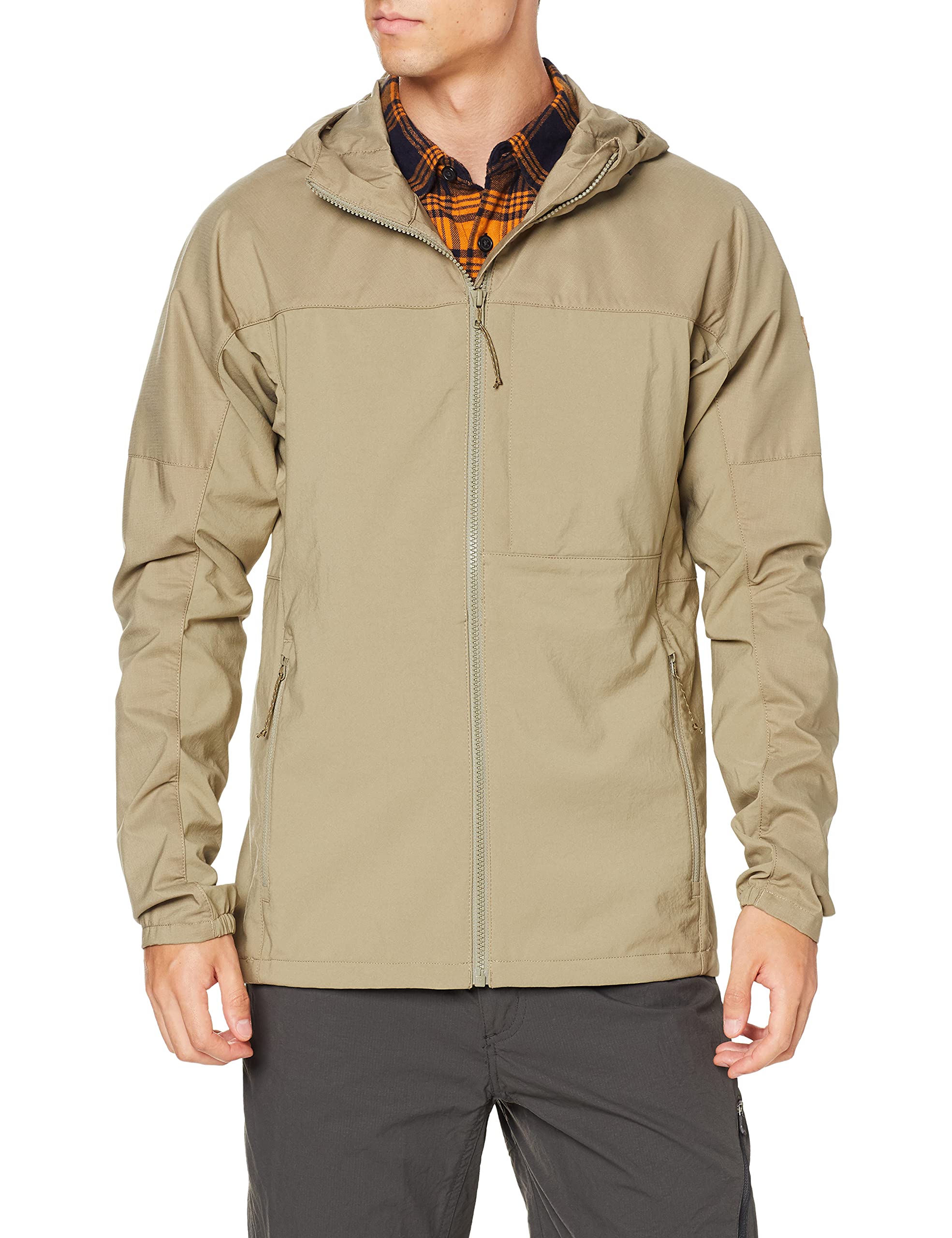 

Уличная куртка Abisko Midsummer Jacket M 81151 Olive S [Fjällräven] Мужская Savanna-Light