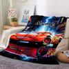 Custom Name McQueen's Race Day blanket for Couch & Bed, Plush Cozy Fuzzy Blanket Super Soft & Warm Blankets for Fall and Winter. 0908470