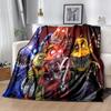 Cartoon Five Nights at Freddys printed throw blanket—lightweight,soft,warm;versatile blanket all seasons—perfect air-conditioning throw,nap blanket