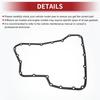 ACROPIX Car Oil Pan Gasket Car Transmission Oil Pan Gasket Engine Oil Pan Gasket Seal No.3139731X0A for Nissan Versa 2007-2012