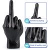MOLIGOU Hand Gesture Desk Statues, Finger Sculpture Decor, Hand Statue Decor for Living Room, Shelf