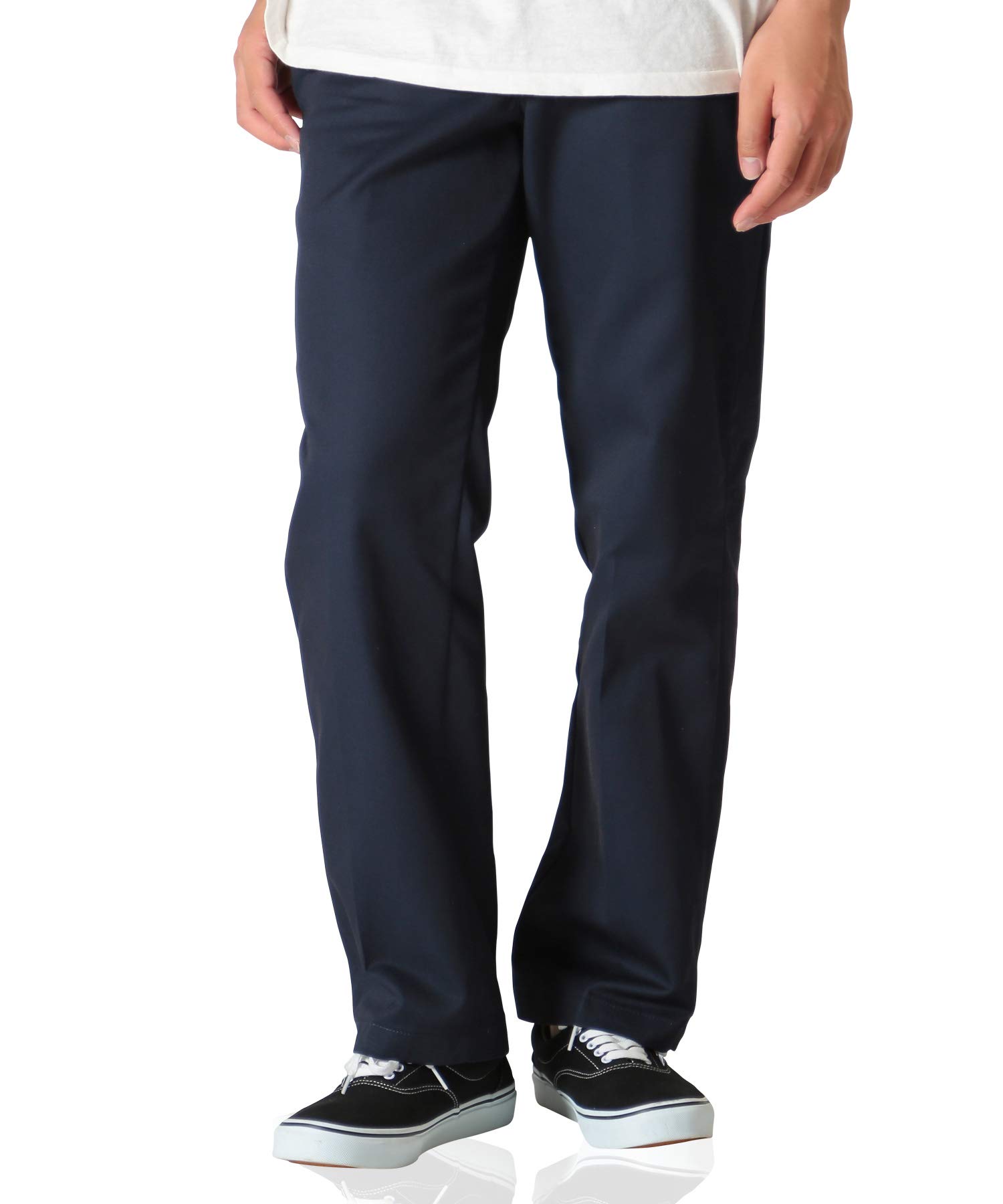 

874 Work Pants 28 DN L32D Navy Bottoms Brand Chino Pants Plain Full Length Straight Pants Spring Clothes Autumn Clothes [Dickies] Men s