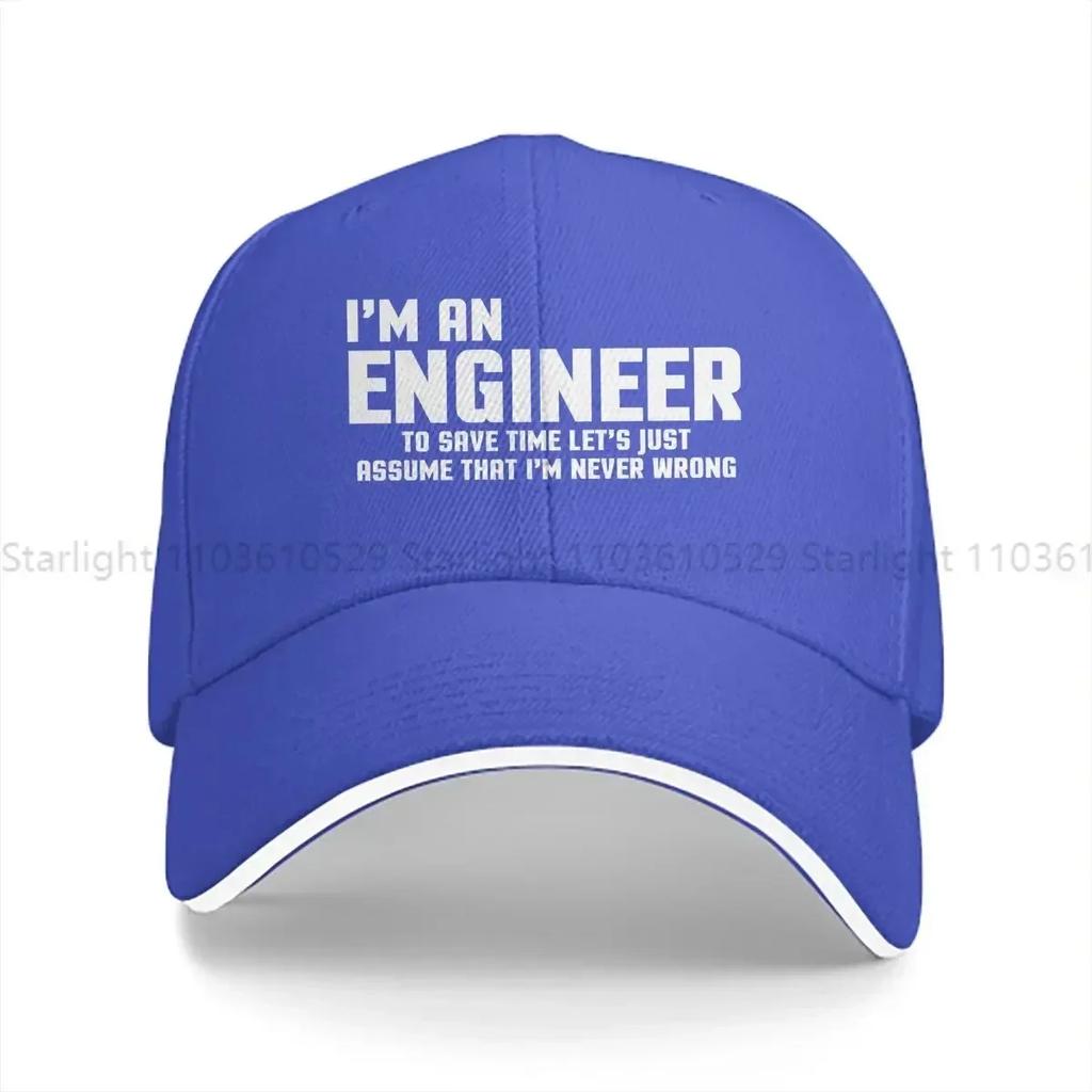 Pure Color Dad Hats Im An Quote Mens Hat Sun Visor Baseball Caps Engineer Peaked Cap