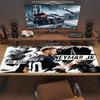 Neymar Jr Art Color Mouse Pad Large Gaming Table Cushion Non-slip Laptop Tablet Big Mousepad XXL Mat Mini PC Playmat With Lock edge