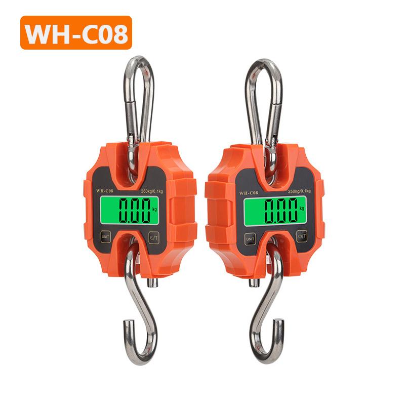 

Portable Digital Hanging Scale 250KG Stainless Steel Electronic Scale High Precision Mini Industrial Hook Scale Weighing Tools