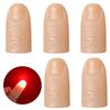 6/4/2Pcs Magic Trick Light Fingers Fake Thumb Tips Stage Show Halloween Prop Prank Magic Props And Accessories Novelty Toys