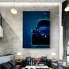 Modern Japanese Retro SuperCar Abstract Graffiti Wall Art Picture Modular Canvas Painting Posters Prints Living Room Home Decor No Frame