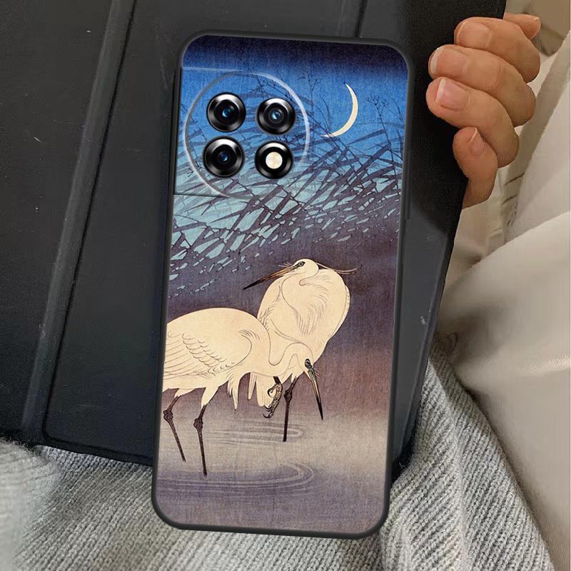 Ukiyo-e Japanese Art Case For OnePlus 13T 10T 8T 10R 12R 13R 15 13 12 11 10 9 Nord CE 5 2 3 4 Lite N20 N30 Cover